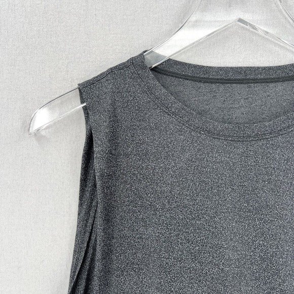 LULULEMON Ride and Reflect Muscle Tank Womens 6 8 Gray Heather Crew Neck - Picture 7 of 11